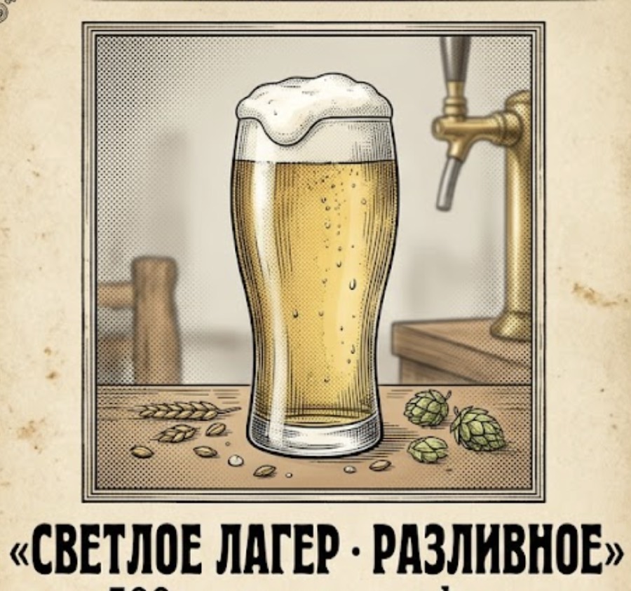 Светлое лагер · разливное