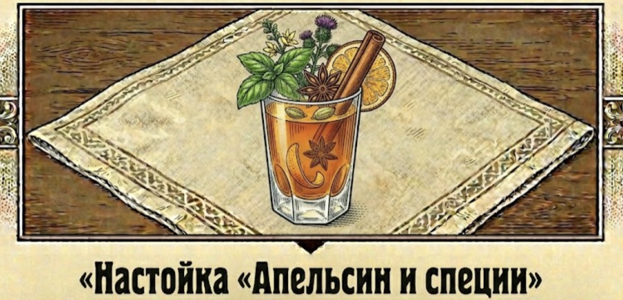 Настойка «Апельсин и специи»